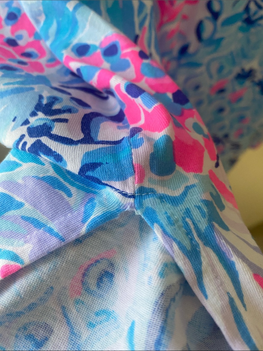 Lilly Pulitzer Blue & Pink Floral Midi Dress - Picture 4 of 4